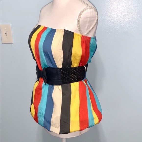 Strapless Top multicolored Size S - Picture 8 of 9